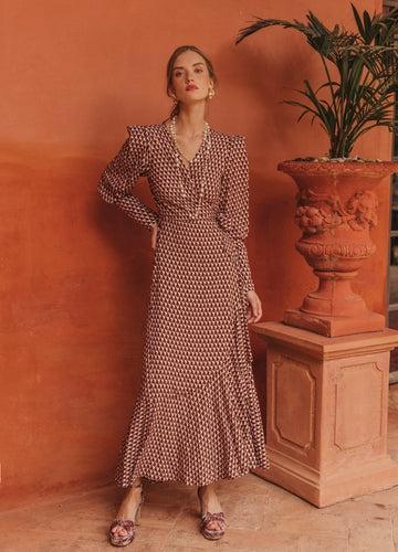 vestido SMILER multi terracota