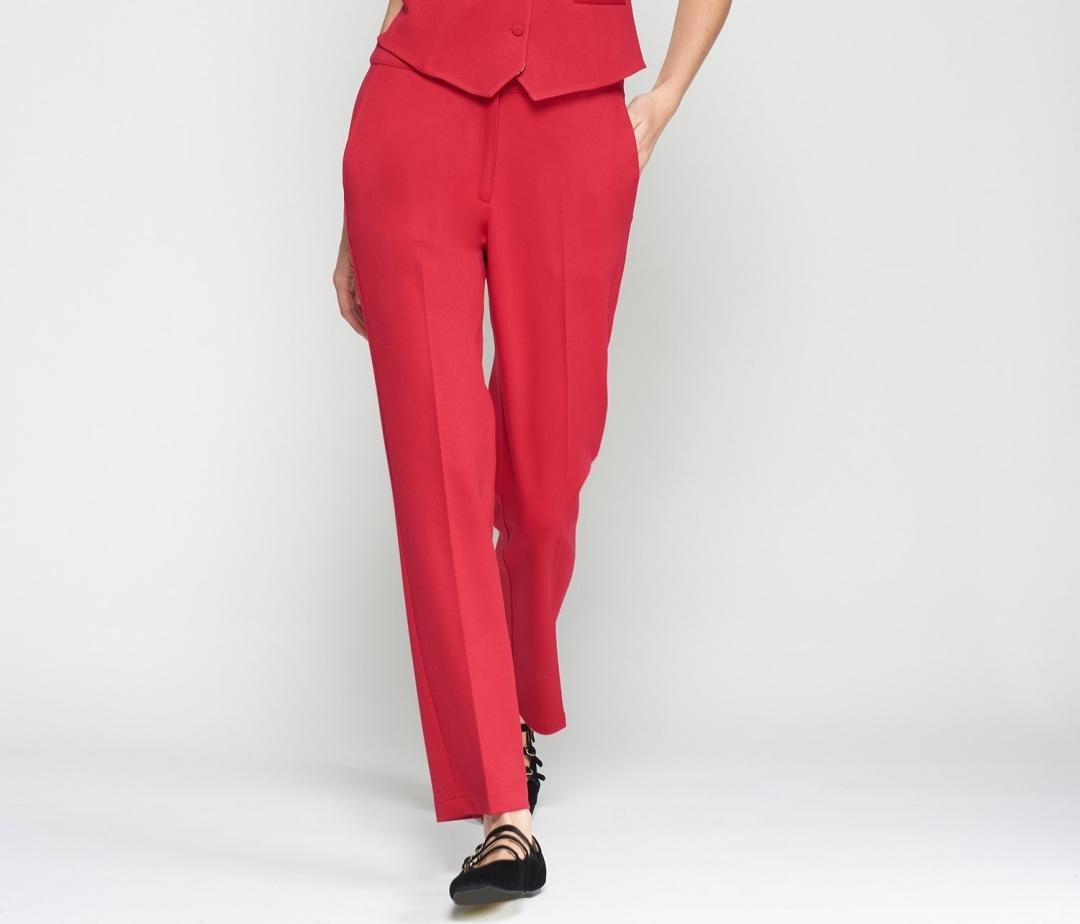 pantalón 32778 rojo